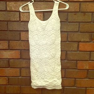 BEBE White Stretch Dress